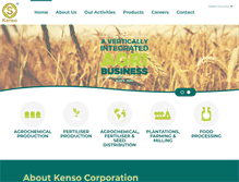 Tablet Screenshot of kensocorp.com